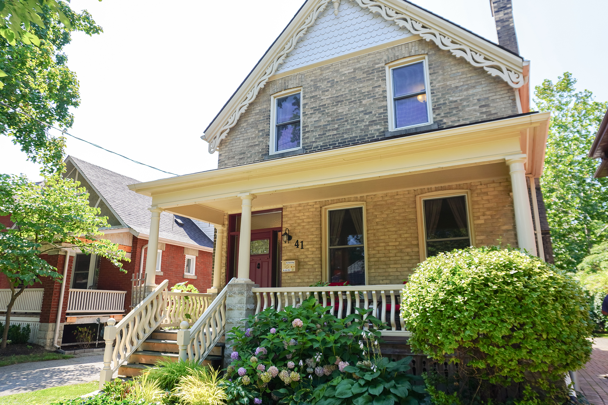 41 Victor Street, a heritage yellow brick home for sale by owner in Wortley Village, Old South London, Ontario